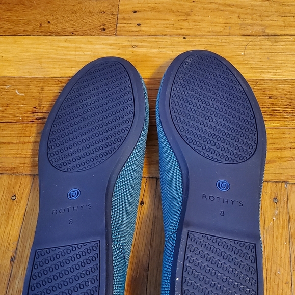 NWOB Rothy's Spruce Python Flats Sz8 - Picture 3 of 4